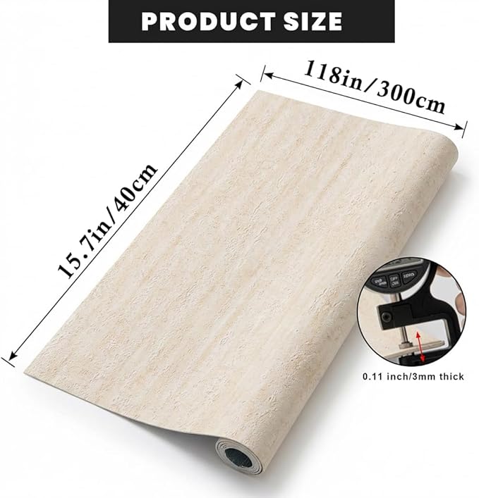 3D Wall Panels Peel and Stick – 15.74" x 118" PVC Faux Texture Wall Covering - Image 6