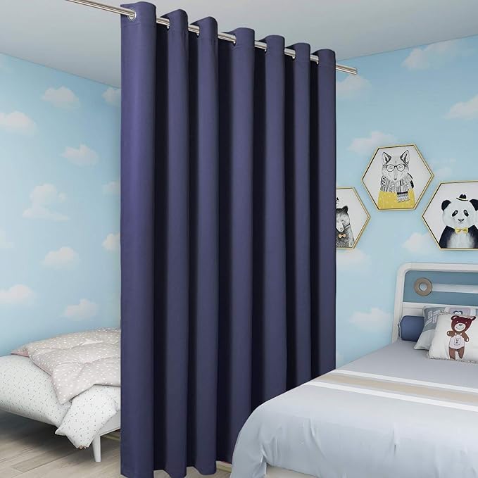 BONZER Room Divider Curtain Total Privacy Wall Extra Wide Thermal Insulated - Image 5