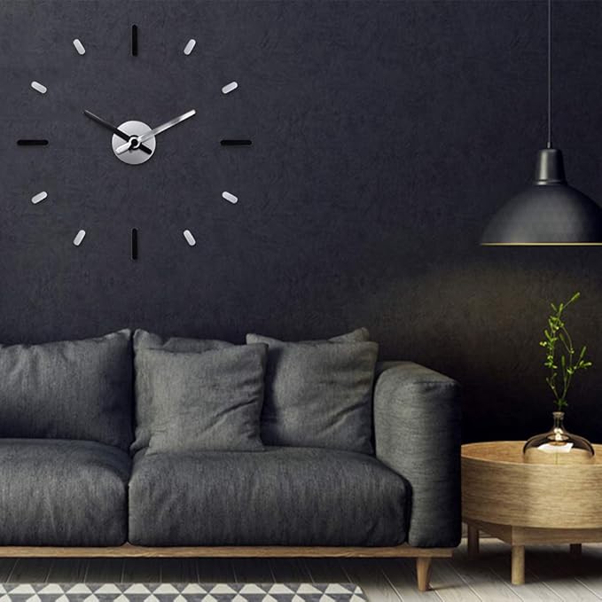 Presentime & Co Large Frameless DIY Wall Clock - Image 6