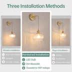 Shenmoyl Vintage Wall Sconce Wall Lamp - Image 2