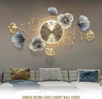 Large Metal Wall Clocks with Led Light, Silent Creative Decorative Clock - Image 7