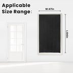Adhesive Blackout Curtains- Self Stick Curtain No Rod Needed Easy to Hang - Image 7