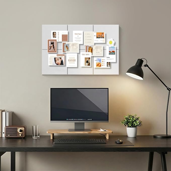 Large Cork Boards for Walls – 36" x 24" Self Adhesive Felt Wall Tiles - Image 8