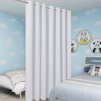 BONZER Extra Wide Room Divider Curtain Screen Partitions Light Reducing Wall - Image 5