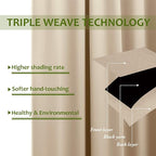 NICETOWN Loft Room Divider Curtain Screen Partition, Lower Noise Basement - Image 3
