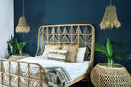 Safiyya 393"x17.7" Dark Blue Peel and Stick Wallpaper Blue Contact Paper Solid - Image 6
