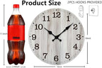 Wall Clock, Modern Wall Clocks Battery Operated, Silent Non Ticking Clock - Image 3