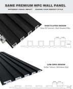 Black Wall Panels for Interior Wall Décor Wainscoting Panels 48x6.2x0.4in - Image 3
