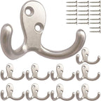 10pcs Coat Hooks Hardware, Wall Hooks Heavy Duty Hooks by MsBong