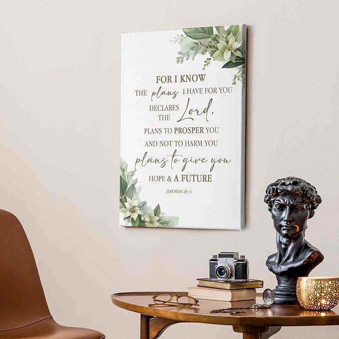HIWX Christian Bible Verses Wall Decor, - Image 5