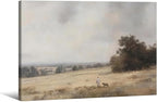 Jesus and Lamb the Lord is My Shepherd Wall Art Jesus Christian Poster 08x10 by rumlud