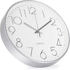 Wall Clock Non-Ticking Silent Modern Simple Style Round Decor Clock - Image 2