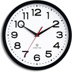 Roymnie Atomic Wall Clock 10 Inch, Modern Clock Battery Operated Classic Analog by Unknown
