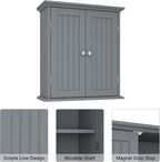 ChooChoo Bathroom Wall Cabinet, Over The Toilet Space Saver Storage Cabinet - Image 8