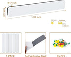 5 Pack Felt Pin Board Bar Strips Bulletin Board - Image 4