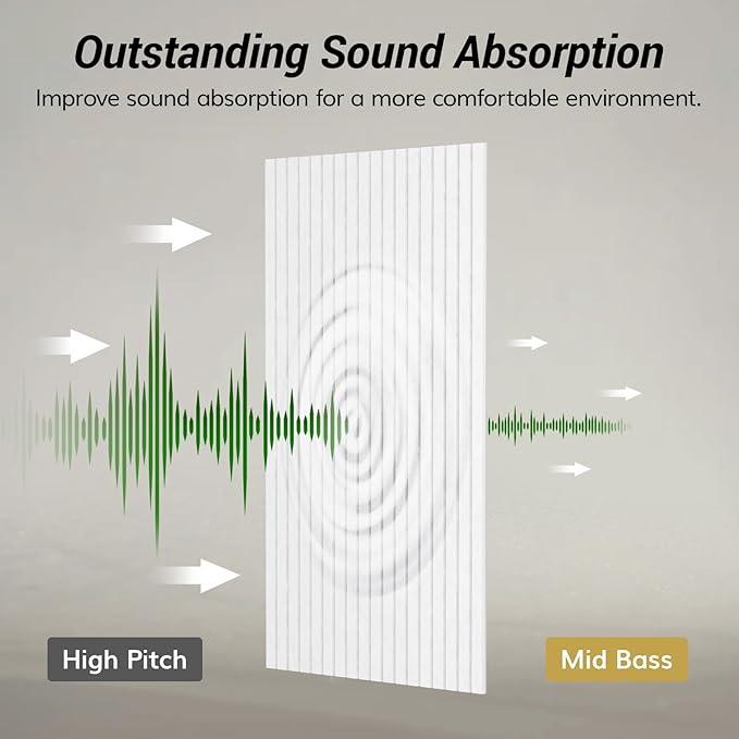 TONOR Large Acoustic Wall Panels, Peel and Stick Wall Panels - Image 4