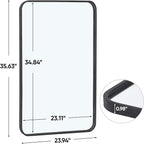 ZenStyle 2 Packs Wall Mount Mirror - Image 3