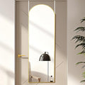 Otlsh 16"50" Arch Wall Mirror, Over The Door, Thin Frame Aluminum Alloy by Otlsh