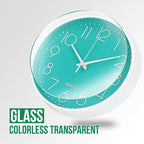 Wall Clock 10 Inch Non-Ticking Silent Modern Simple Style Round Decor Clock - Image 5