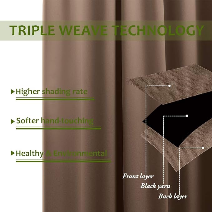 NICETOWN Wall Dividers for Rooms, Room Divider Curtain Screen Partition - Image 3