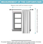 RYB HOME Farmhouse Curtains Blackout - Image 8