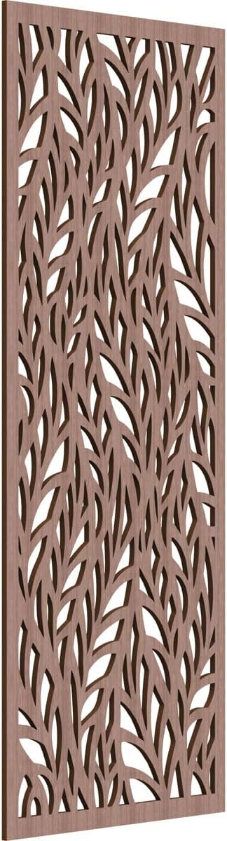 23 3/8"W x 59 3/8"H x 3/8"T Ortonville Decorative Fretwork Wood Wall Panels by EkenaMillwork