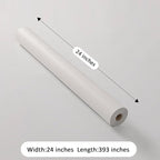 White Grasscloth Wallpaper Peel and Stick Fabric Linen Textured 24"x394" - Image 4