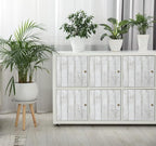 Abyssaly Peel and Stick Wallpaper 17.7" X 118" White Gray Wood Shiplap Contact - Image 4