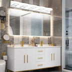 Ralbay Chrome Vanity Lights for Bathroom Acrylic Rotable 360° LED Modern - Image 4