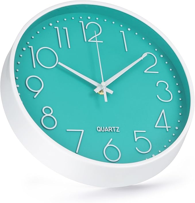 Wall Clock Non-Ticking Silent Modern Simple Style Round Decor Clock - Image 3