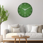 XNM Green Glass Big Wall Clock Battery Operated 20 Inch Modern Clock - Image 4