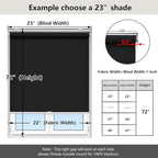 Cordless Roller Shades Blackout Blinds - Image 5