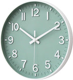 HZDHCLH Wall Clocks Battery Operated, Wall Clock Green, 8 inch Wall Clock - Image 2
