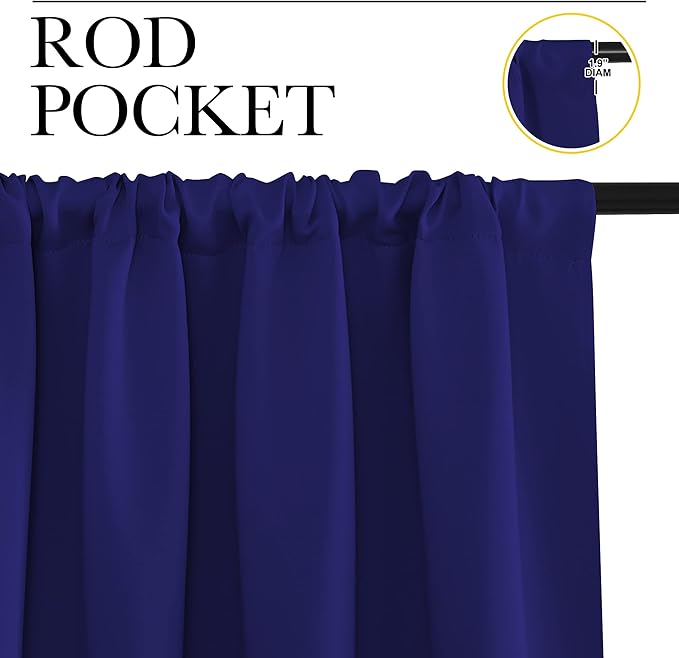 NICETOWN RV Blackout Curtains for Camper Windows, Kitchen Curtains, Short - Image 2
