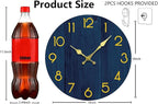 Wall Clock, Modern Wall Clocks Battery Operated, Silent Non Ticking Clock - Image 3
