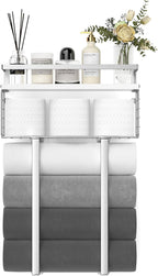 Towel Racks for Bathroom, Bathroom Shelf Over Toilet, Floating Shelves - Image 8