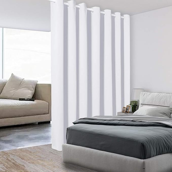 BONZER Room Divider Curtain Screen Partitions Light Reducing Wall Wide Blackout by Bonzer