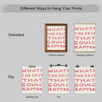 Yaasilinage Daily Reminder Positive Canvas Wall Art, Positive Affirmations Wall - Image 2