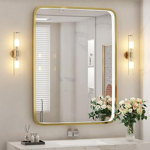 28x36 Inch LED Bathroom Mirror by FTOTI