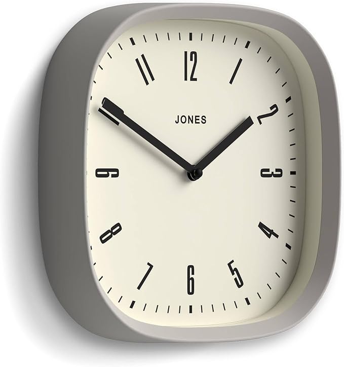 JONES CLOCKS® Marvel wall Clock | Modern Retro Rounded Square Clock | 10 inch | - Image 2