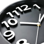 Plumeet 13'' Wall Clock, Large Battery Operated Wall Clocks Silent Non-Ticking - Image 2