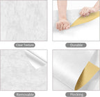 YENHOME 30"X118" Velvet Wallpaper Peel and Stick, Velvet Flocking Contact Paper - Image 7