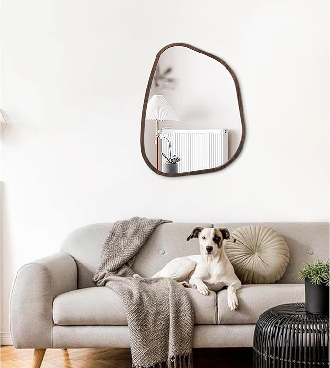 Irregular Asymmetrical Mirror Wall Mounted, Unique Vanity Mirror, Shaped - Image 3