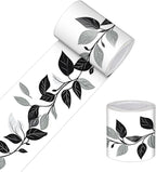 HOMETITUTE Wallpaper Border Peel and Stick Feather Texture Decorative Wall Trim by HOMETITUTE