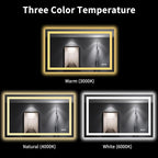 LOAAO 48"X30" LED Bathroom Mirror - Image 5