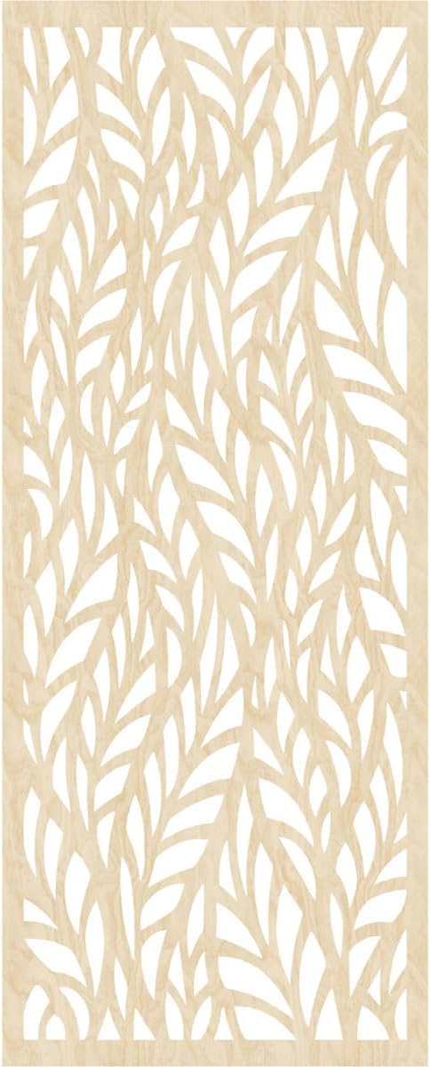 19 3/8"W x 49 3/8"H x 1/4"T Ortonville Decorative Fretwork Wood Wall Panels - Image 2