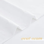 NICETOWN Pure White Velvet Curtains 96 inches Long 2 Panels, Farmhouse and - Image 6