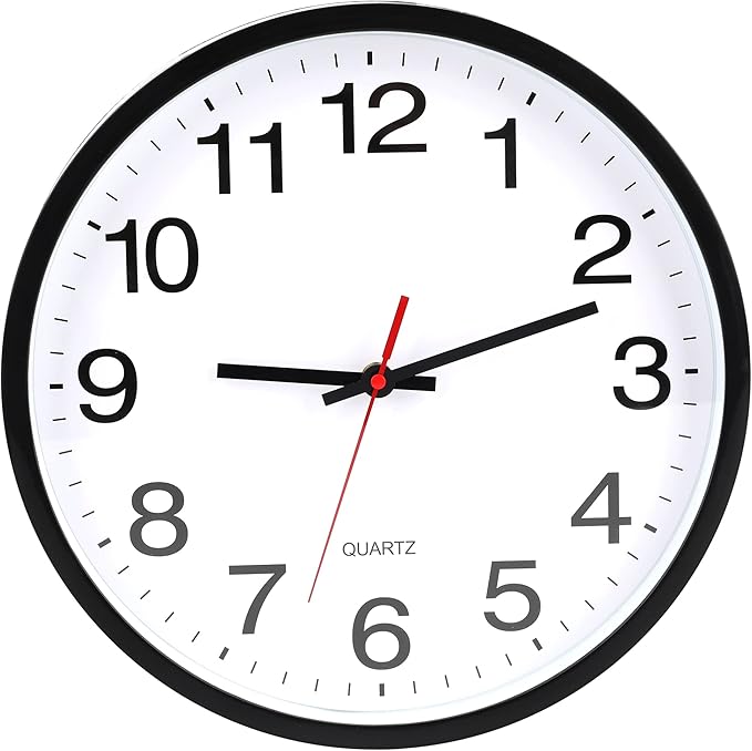 OceeK 12 Inch Wall Clock, Modern Wall Clocks Battery Operated, Silent by OceeK