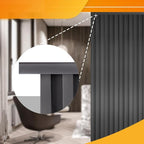 OUZUGIE 8-Pack 57 Inches, WPC Slat Wall Panel Trim, Corner Guard - Image 4