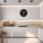 XNM Black Wall Clock for Living Room Minimalist Large Clock Battery Operated 20 - Image 7